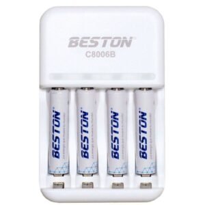 Cargador de Pilas Recargables Beston C8006B AAAX4