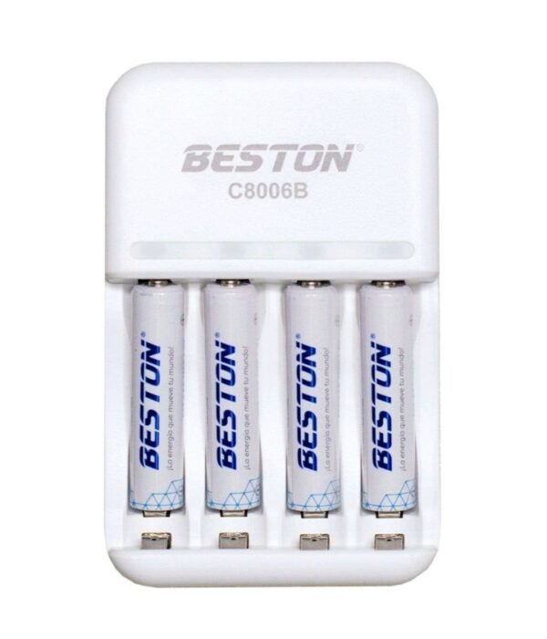 Cargador de Pilas Recargables Beston C8006B AAAX4