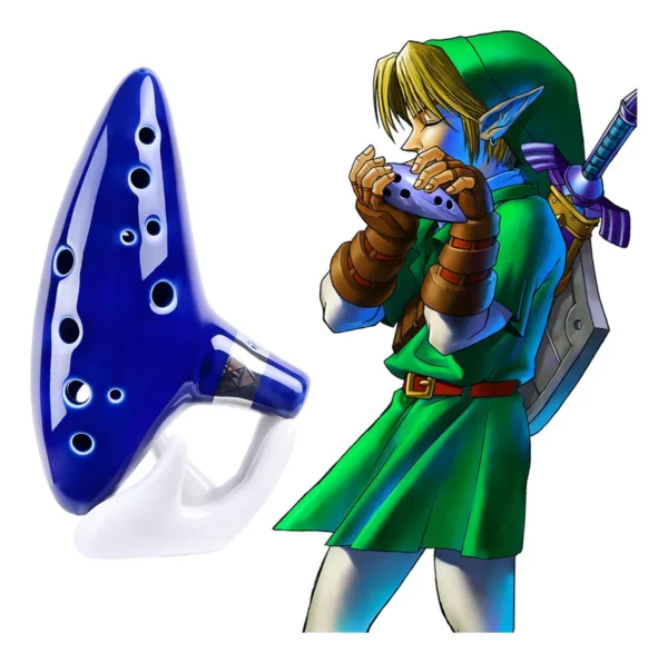 Ocarina En Cerámica De 12 Huecos