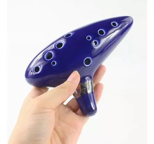 Ocarina En Cerámica De 12 Huecos