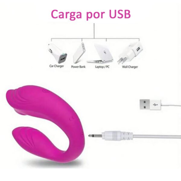 Vibrador Con Succión y Control Remoto