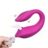 Vibrador Con Succión y Control Remoto