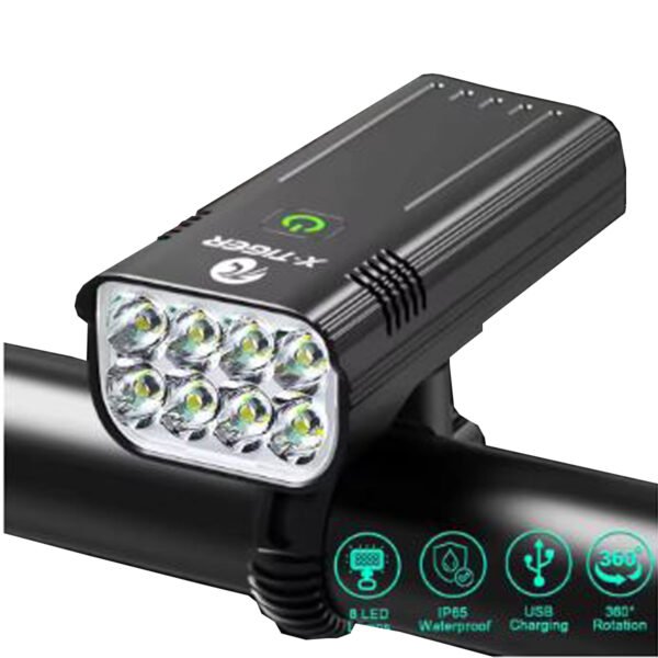 Linterna Para Bicicleta Recargable